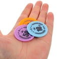 thumbnail image 3 of Bamboohart 100pcs Plastic Poker Game Chips For Kids Behavior Rewards And Math Learning Counting Game Accessories Reusable And Creative Play, 3 of 8