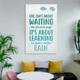 thumbnail image 6 of Life Isnt About Waiting The Storm to Pass, Abstract Wall Decor, Nursery Print, Dining Room Print, I Poster for Room Aesthetics Canvas Wall Art Poster, 6 of 8
