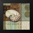 thumbnail image 2 of Brent, Paul 15x15 Black Modern Framed Museum Art Print Titled - Contemporary Shell II, 2 of 5