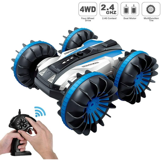 Rc Stunt Car Water Land 2 in 1 Car Boat Waterproof Remote Control RC