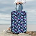 thumbnail image 7 of Rateoe Skull flower tie dye Printed Luggage Cover, Suitcase Protector Fits 18-32 Inch Luggage-X-Large, 7 of 7