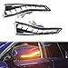 thumbnail image 3 of PGONE Dynamic Sequential Blink LED Side Mirror Turn Signal Light Strip Assembly White Light Parking Puddle Light Lamp Kit For Infiniti Q50 Q60 Q70 QX30, 3 of 4