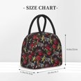thumbnail image 3 of Haiem Vintage Gaming Printed Lunch Bag Women, Lunch Box Lunch Bag for Women, Small Leakproof Cute Lunch Tote Large Capacity Reusable Insulated Cooler Lunch Container, 3 of 6