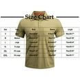 thumbnail image 3 of DPTALR Men's Solid Color Crew Neck Summer Outdoor Short Sleeve T-Shirt,Khaki,Big Men's,Tall Men's XL，Young Men's, 3 of 9