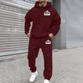 thumbnail image 1 of WILLBEST Sudaderas para Hombre, Conjunto De Sudadera con Capucha Deportiva De Manga Larga con Estampado De Letras Informal A La Moda De Otoño e Invierno para Hombre y Mujer XXXGrande, 1 of 3