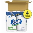thumbnail image 5 of Scott Rapid-Dissolving Toilet Paper, 4 Double Rolls, 5 of 6