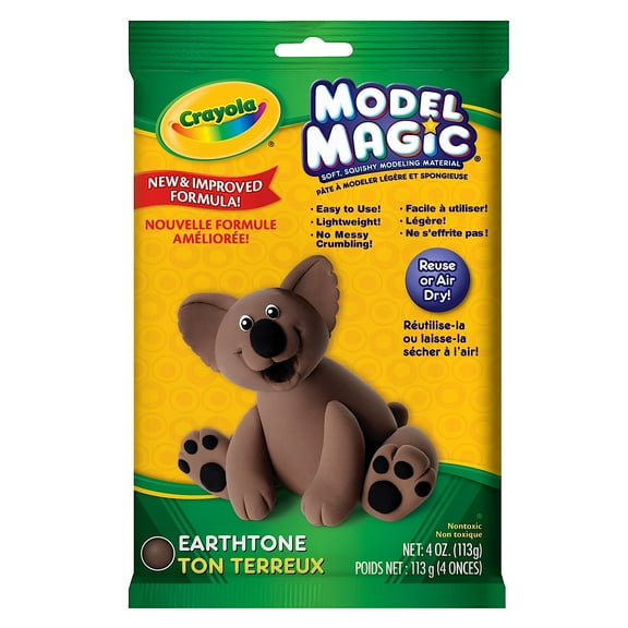 Model Magic earth tone, 4 oz., each (pack of 4)