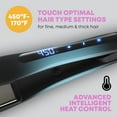 thumbnail image 7 of Revamp Progloss Wide Ultra X Shine 1.5-Inch Flat Iron Hair Straightener – Ceramic Hair Straightener with Keratin, Argan & Coconut Oil Infused Ceramic & Ionic Plates, Ideal for Long, Thick, Curly Hair, 7 of 7