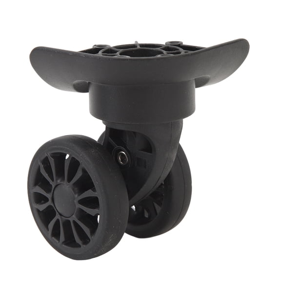 Yajisi 2pcs Replacement Luggage Wheels Universal Suitcase Casters, Easy Install ABS Rubber Luggage Wheels for Repair, 5.91x3.94x3.15in