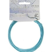 18 Guage Turquoise Aluminum Jewelry Wire, 30ft