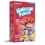 Hawaiian Punch Fruit Juicy Red On The Go Drink Mix Packets, 0.09 oz, 8 count
