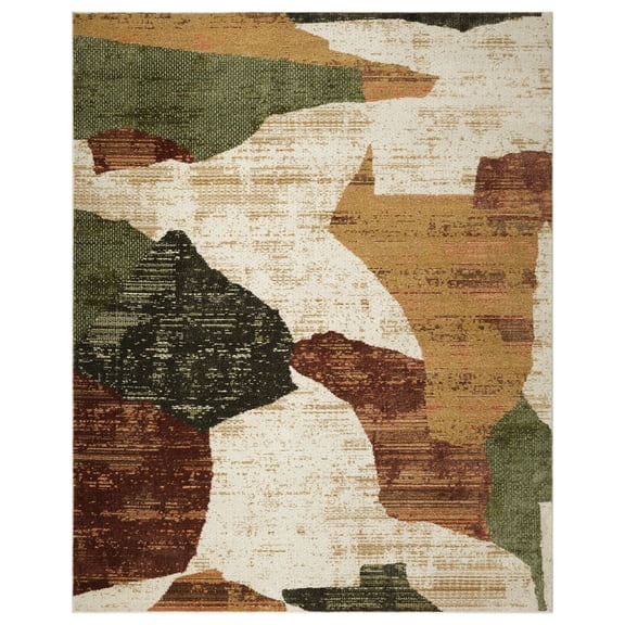 Nourison Nordic 8' x 10' Beige Multi Modern Indoor Rug
