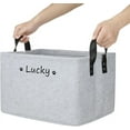 thumbnail image 3 of Personalized Pet Toy Storage Basket, Cat and Dog Toy Storage Box, Personalized Dog Toy Basket, Dog Toy Basket, 3 of 8