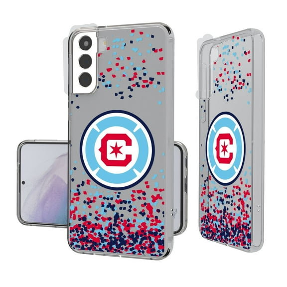 Chicago Fire Galaxy Confetti Clear Case