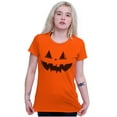 thumbnail image 3 of Classic Halloween Pumpkin Costume Womens Slim Fit Graphic Tee Brisco Brands X, 3 of 5