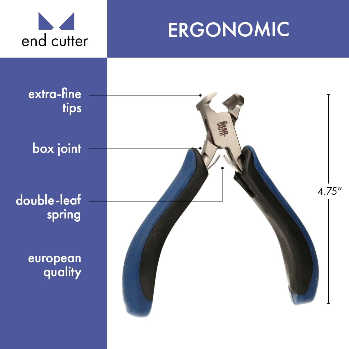 Round Nose Pliers 5" - Jewelry Making Tools With Fine Tips & Comfort Grip