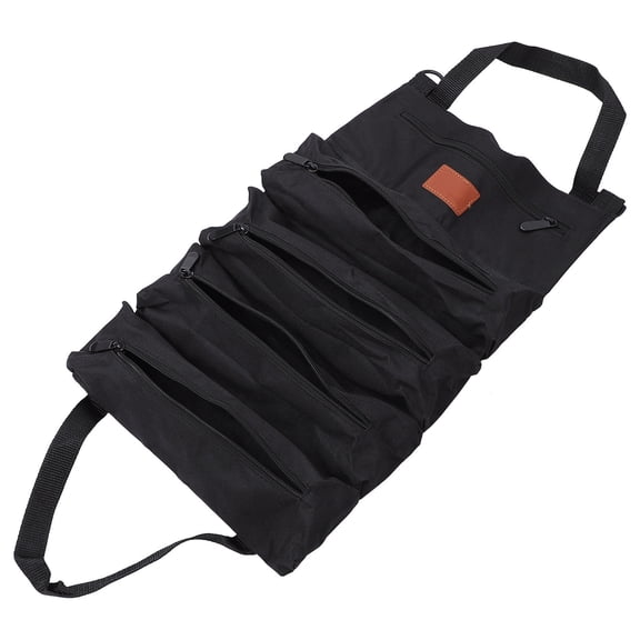 ETEREAUTY Tool Storage Bag, Black Oxford Cloth Zipper Pouch for Home, Workshop, and Portable Tool Organizer