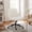 Beige(with Wheels), variant on Armless Criss Cross Legged Office Chair, Desk Chair No Wheels, PU Leather, Gray