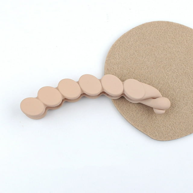 Elegante horquilla para el pelo con forma de plátano para mujer, para cola de caballo, con clip vertical para la parte trasera de la cabeza, para tocado