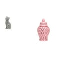 thumbnail image 1 of Figura de gato de resina y tarro de jengibre de , escultura decorativa de animal con tapa para estantería, sala de estar, dormitorio, arreglo, 1 of 8
