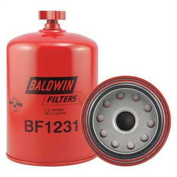 BALDWIN FILTERS BF1231 Fuel Filter,6-25/32 x 4-5/16 x 6-25/32In