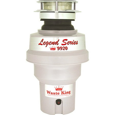 Waste King Food Waste Disposer L-9920 1/2 HP, 3-Bolt Mounting System
