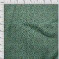 thumbnail image 3 of oneOone Polyester Lycra Fabric Leaves|Floral & Paisley Block Print Sewing Fabric BTY 56 Inch Wide, 3 of 4