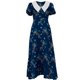 thumbnail image 2 of Vestido de fiesta informal estilo pin up de verano para mujer, vestido retro de manga corta de los años 60 y 50, estilo rockabilly vintage de los años 60 y 1950, vestido estilo swing 2024, 2 of 4