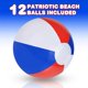 thumbnail image 2 of Pelotas de playa ArtCreativity Patriotic, inflables para niños, 16 cm, 12, 2 of 7
