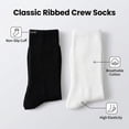 thumbnail image 2 of 12 Pairs Cute Crew Socks for Women, Neutral Casual Aesthetic Socks, 2 of 7