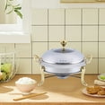 Food Heaters Party Buffets,Round Catering Warmer Server,Hot Pot