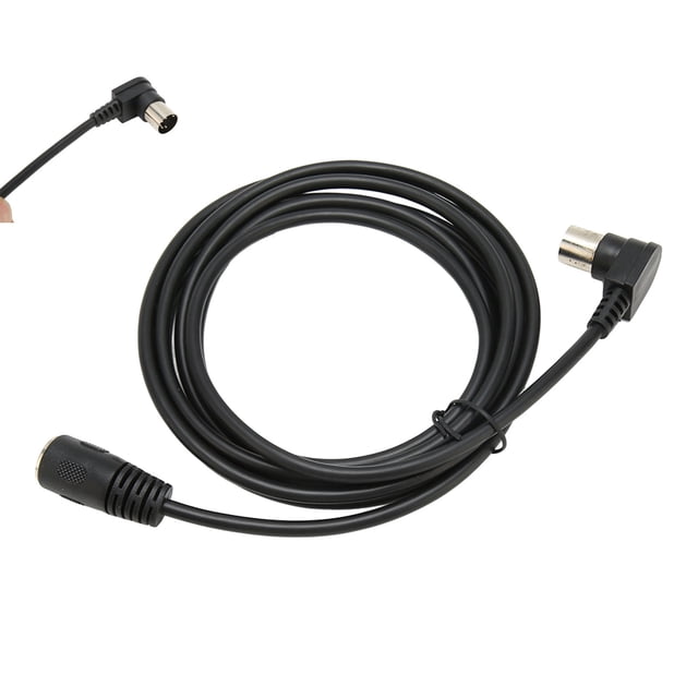 Cable De Extensión MIDI DIN, Cable De Extensión MIDI DIN De 90 Grados DIN De 5 Pines Macho A Hembra PVC Sin Latencia Para Transmisión Para Teclado