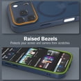 thumbnail image 6 of Vena For Apple iPhone 17 Pro / iPhone 18 Pro Case Magsafe, Magnetic Shockproof Translucent Back Slim Protective Phone Case, Blue, 6 of 7
