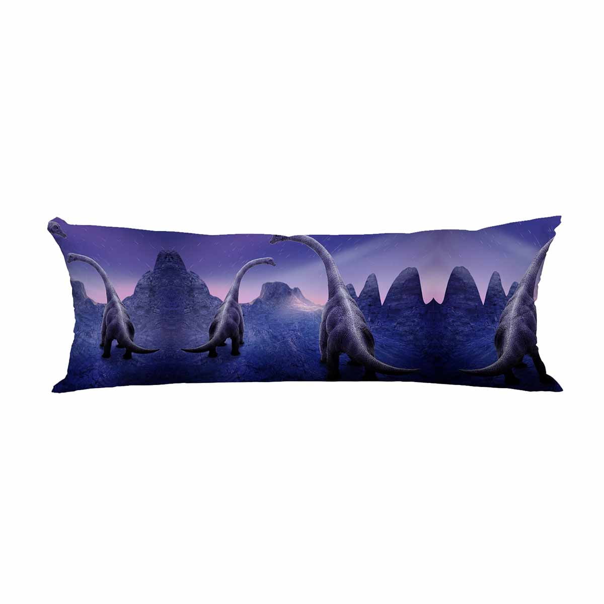 PKQWTM two dinosaurs fighting each Long Body Pillow Case Cover Pillow