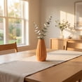 thumbnail image 7 of REGALWOVEN Small Ceramic Bud Vase Cylinder Vase, Matte Ribbed Decorative Flower Vase for Desktop, Bathroom, Home Decor Accent Orange 2.4"L x 2.4"W x 5.1"H, 7 of 7