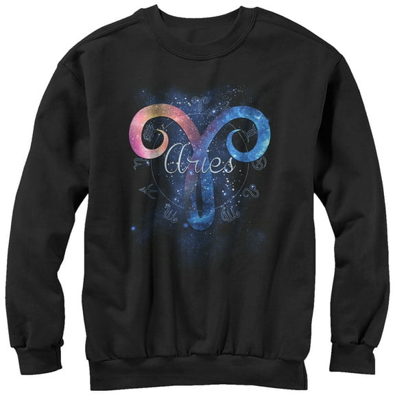 Men's Lost Gods Aries  Sweatshirt Black X Large
