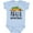 AE-Light Blue, variant on Hello, Beaches Group of Pineapples Boys or Girls Baby Bodysuit