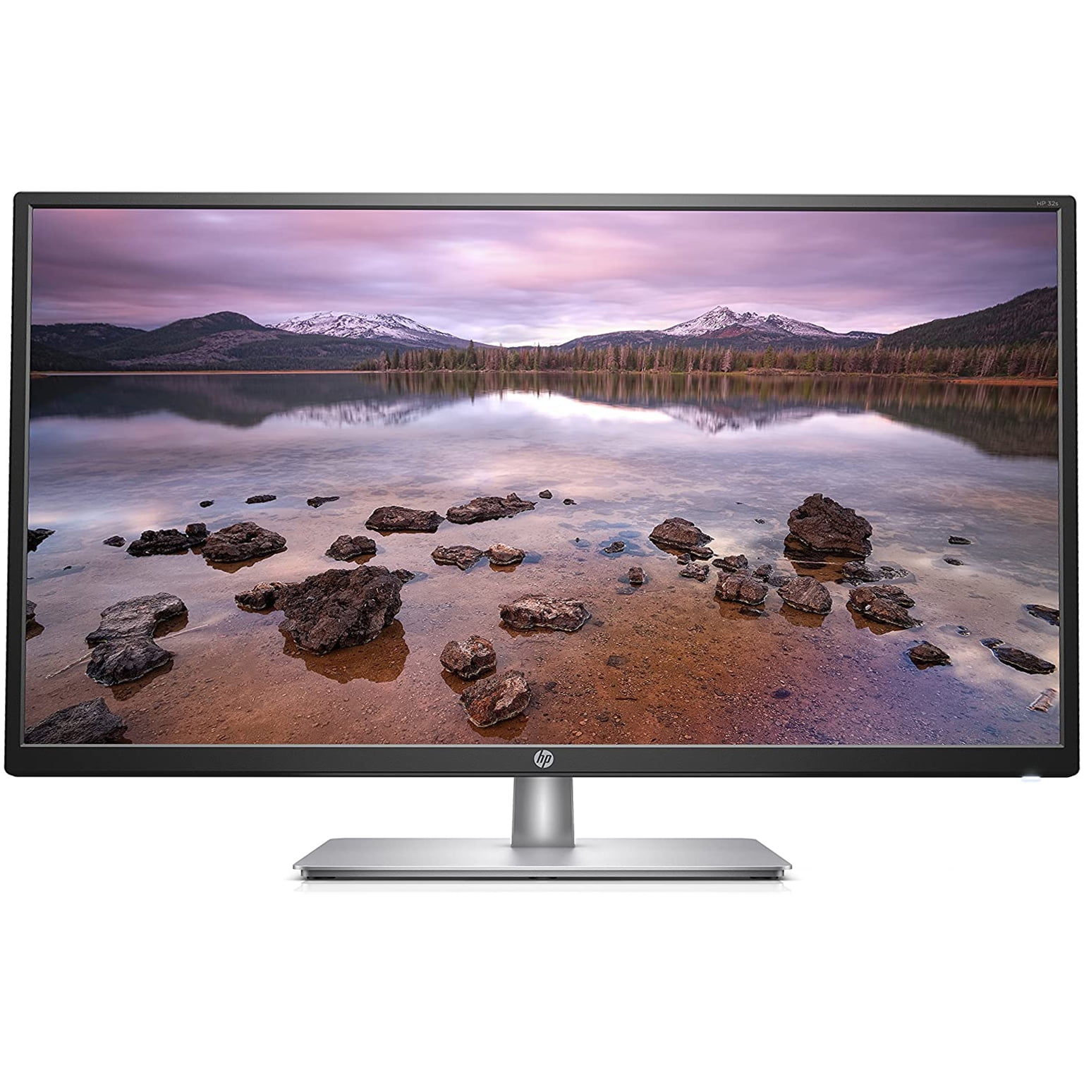 Refurbished HP 32s 32" LED IPS LCD 1080p Monitor HDMI VGA - Black Silver - 2UD96AAT