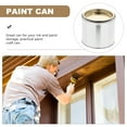 thumbnail image 4 of KAKOWELY 8PCS Paint Mixing Iron Can Round Metal Oil Paint Cans Portable Printing Ink Storage Can Practical Paint Storage Can Sturdy Oil Ink Container for Home Store(0.3L Silver),3.15"X3.15"X2.6", 4 of 4