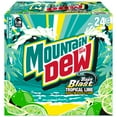 thumbnail image 2 of Mountain Dew Baja Blast Tropical Lime Soda Pop, 12 oz 24 pack Cans, 2 of 8