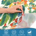 thumbnail image 3 of Yayeee Kitchen Curtains Tier Pair Light Filtering 27"x36" Rod Pocket Short Cafe Window Panel, Colorful Flowers Pattern, 3 of 7