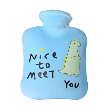 

Christmas Hot Water Bottle Christmas Dinosaur Warm Water Bottle Pouch Water Bottle Sack Nice to Meet You Christmas Gifts for Kids