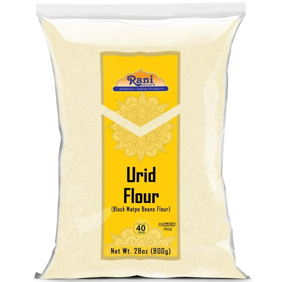 Rani Urid/Urad Flour (Black Matpe Beans Flour) 28oz (1.75lbs) 800g ~ All Natural | Vegan | Gluten Friendly | NON-GMO | Kosher | Indian Origin