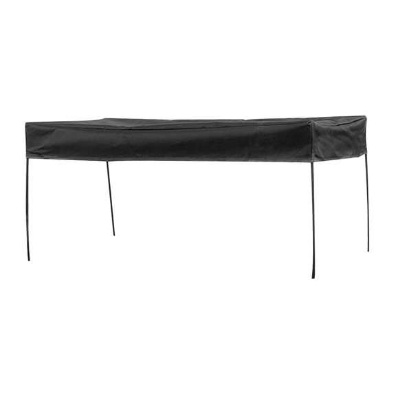 Toldo impermeable para vagón, repuesto de tela Oxford, universal para jardín Negro