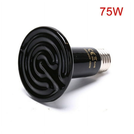 Datingday Pet Reptile Far Infrared Ceramic Heating Lamp Heat Emitter Light Bulb