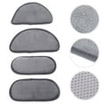 thumbnail image 6 of SEWCHICS 4-Pack Grey Semicircular Microfiber Drip Trays for Mini Fridge Leak and Household Use, 6 of 8