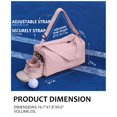thumbnail image 3 of Bolsa de gimnasio Suwarble Small para mujer con compartimento para zapatos y bolsillo húmedo, 3 of 9
