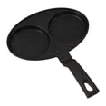 thumbnail image 3 of Sartén antiadherente, sartén para huevos, olla para carne, freidora de aceite, olla para cocinar patatas fritas, cocina multiusos práctica, sartén par 2 agujeros, 3 of 8