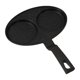 thumbnail image 3 of Sartén antiadherente Sartén para huevos Olla para bistec Freidora de aceite Olla para cocinar Papas fritas 2 agujeros, 3 of 9