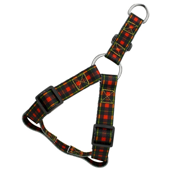 Country Brook Petz® Buffalo Plaid Step-In Dog Harness, Large